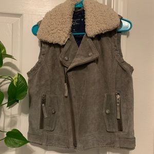 American Eagle Outfitters Suede Leather Vest